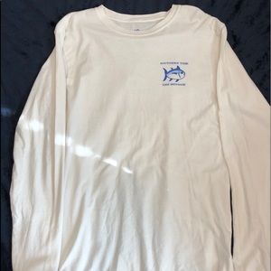 Southern Tide Christmas Themed Long Sleeve Tee